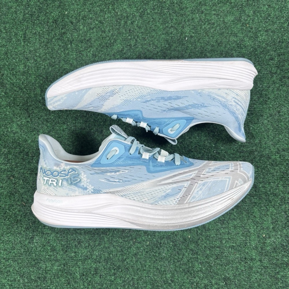 Asics Gel-Noosa Tri 15 Soothing Sea Blue/ Pure Silver Running Shoes Size 11.5